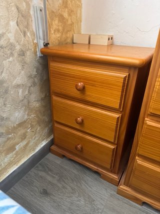 Cama de matrimonio mas somier y mesitas