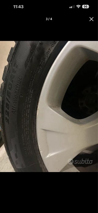 Cerchi in lega BMW  x1 e84 con gomme