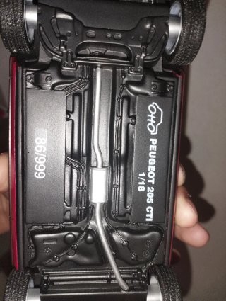 2 Peugeot 205 CTI OTTO 1/18