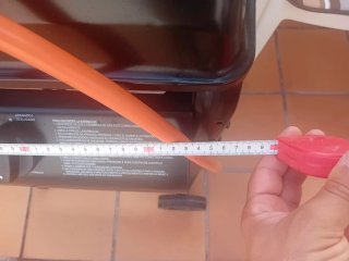 Barbacoa de gas negra
