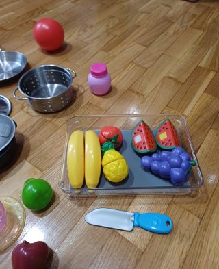 Set Cocinitas Juguete Utensilios y Comida