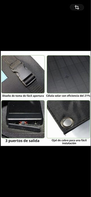 Cargador Solar Plegable 60W
