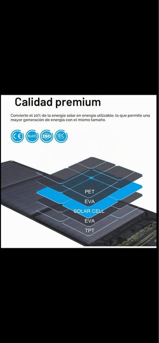 Cargador Solar Plegable 60W