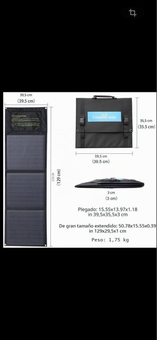 Cargador Solar Plegable 60W
