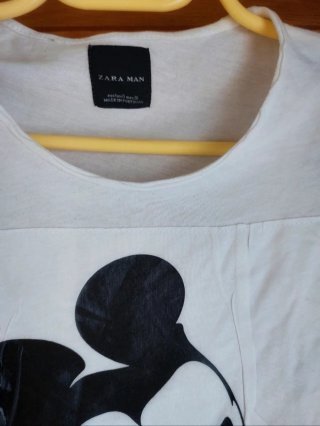 Camiseta Mickey Zara Talla S