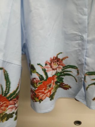 Camicia Zeta Otto 100% Cotone largh cm 54 lungh 51