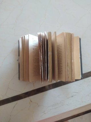 Libro religioso antiguo Diamante Divino