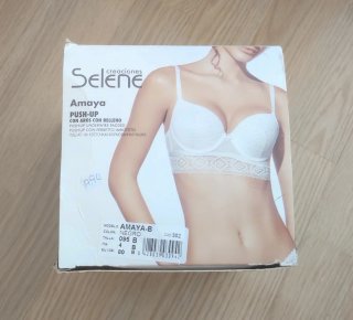 Sujetador Selene Amaya T/95B Negro Push Up