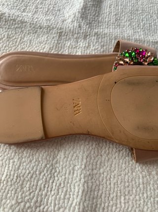 Sandalias Zara adornos joya