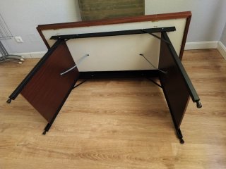 Mesa de billar madera maciza vintage. 121X66X73