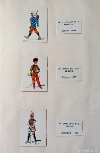 Album Uniformi Militari Fosforera Española 1961