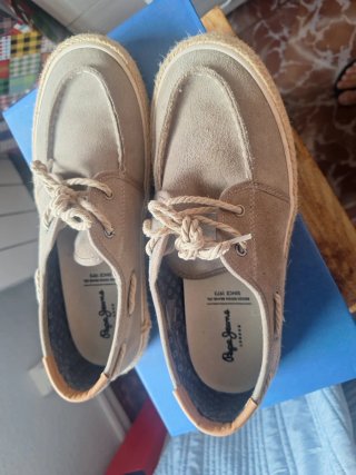 Zapatillas Pepe Jeans chico beige/marrón