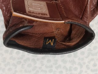 Guantes mujer sin dedos Salter Marrones