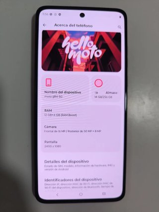 Motorola Moto G84 5G Morado/Rojo