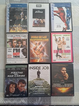 DVD 6 X 10 € + 1 GRATIS - LOTE 4 - 10 FOTOS