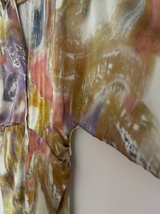 Vestido camisero estampado Zara