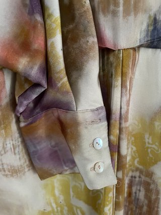 Vestido camisero estampado Zara