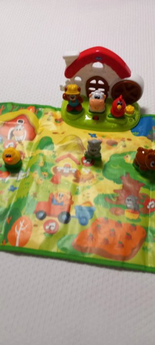 Alfombra Juguete Granja Español/Inglés