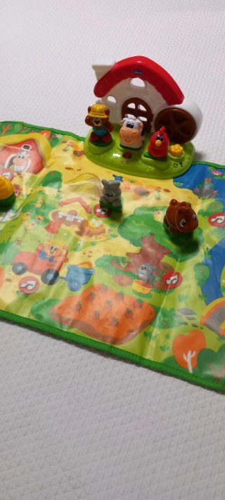 Alfombra Juguete Granja Español/Inglés