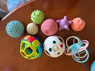Lote Pelotas Sensoriales Bebé