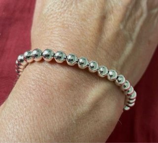 Pulsera Bolas Plata 925 de 18 cm