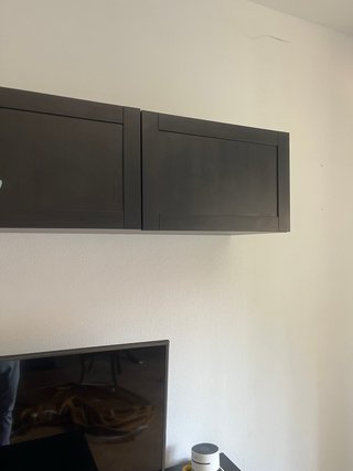 Mueble TV IKEA BESTÅ Negro/Marrón