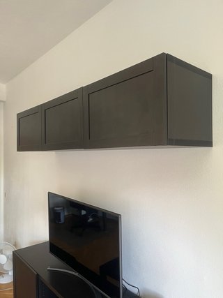 Mueble TV IKEA BESTÅ Negro/Marrón