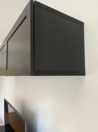 Mueble TV IKEA BESTÅ Negro/Marrón