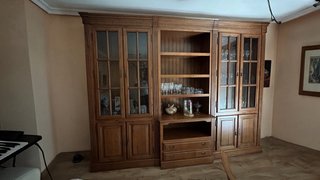 MUEBLE DE SALON MADERA PINO 3,10 METROS