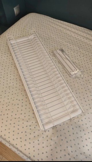 Escurridor de platos blanco