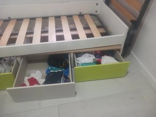 Cama nido con 3 cajones