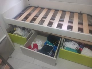 Cama nido con 3 cajones