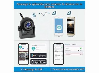 Cámara MHCABSR Negra con Antena