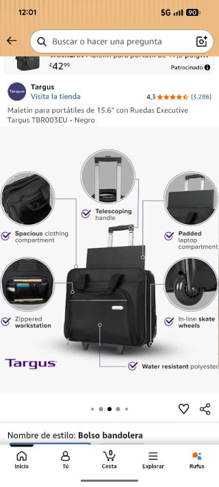 Maletín para portátiles con Ruedas Executive
