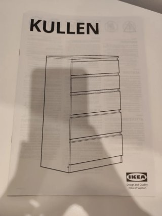Cómoda Kullen 5 cajones