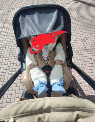Carrito de bebé trío de jane muum.