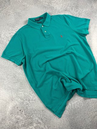 Polo Ralph Lauren Custom Fit turquesa XL