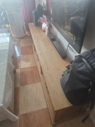 Mueble de salón de madera maciza