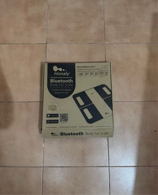 Báscula Inteligente Himaly Bluetooth Blanca