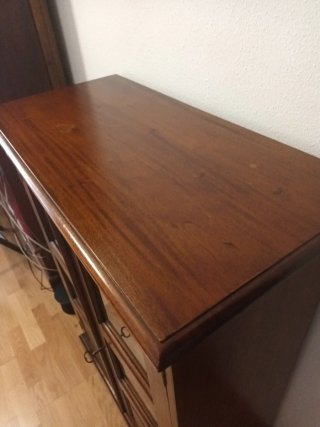 Vitrina Librero Madera Marrón