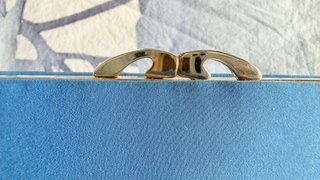 Bolso de fiesta azul clutch vintage
