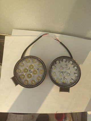 Lote 4 Focos 12v LED Auxiliar para vehiculos.