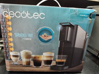 Cafetera Cecotec Nespresso Negra