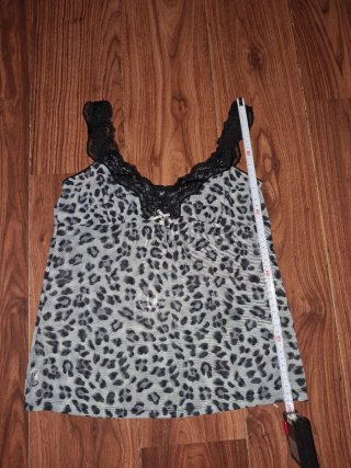 Top lencero leopardo Blanco Lingerie Talla S