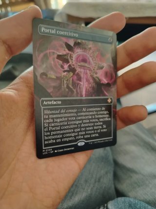 Carta Magic Portal Coercitivo Artefacto