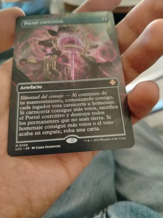 Carta Magic Portal Coercitivo Artefacto