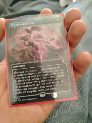 Carta Magic Portal Coercitivo Artefacto