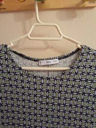 Vestido Mango estampado manga larga