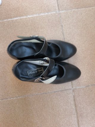 Zapatos Flamenco Niña Negros