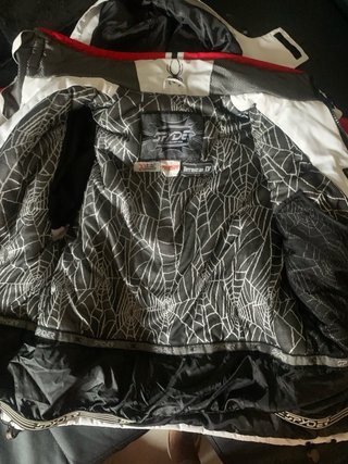 Chaqueta Spyder Hombre Roja y Blanca